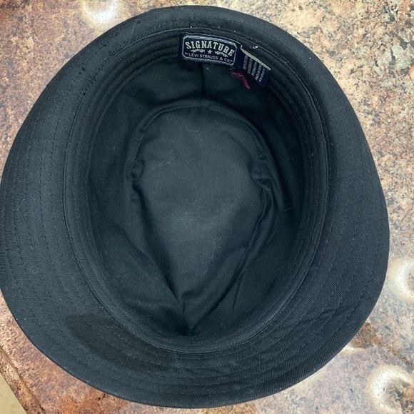 2 Fedora Hats brown/black. Pinch style Levi’s Strauss co. Cotton - Picture 6 of 12